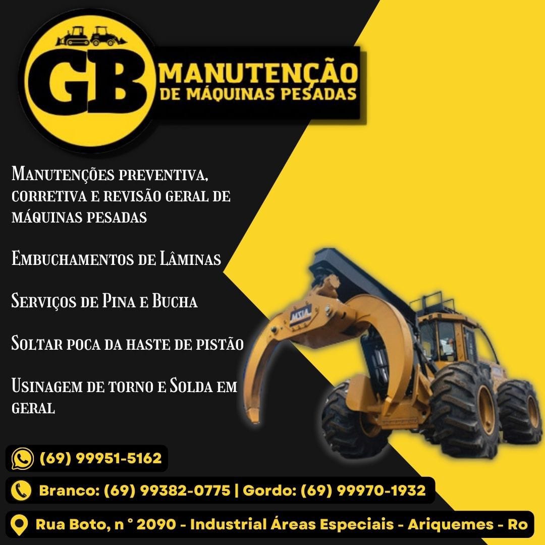 GB MANUTENÇÃO DE MÁQUINAS PESADAS
