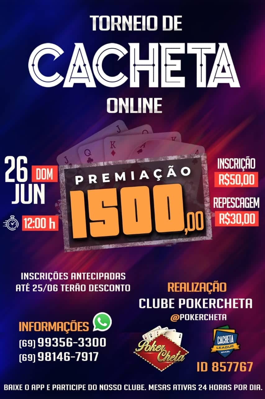Jogar Cacheta Online - Cacheta League Brazil