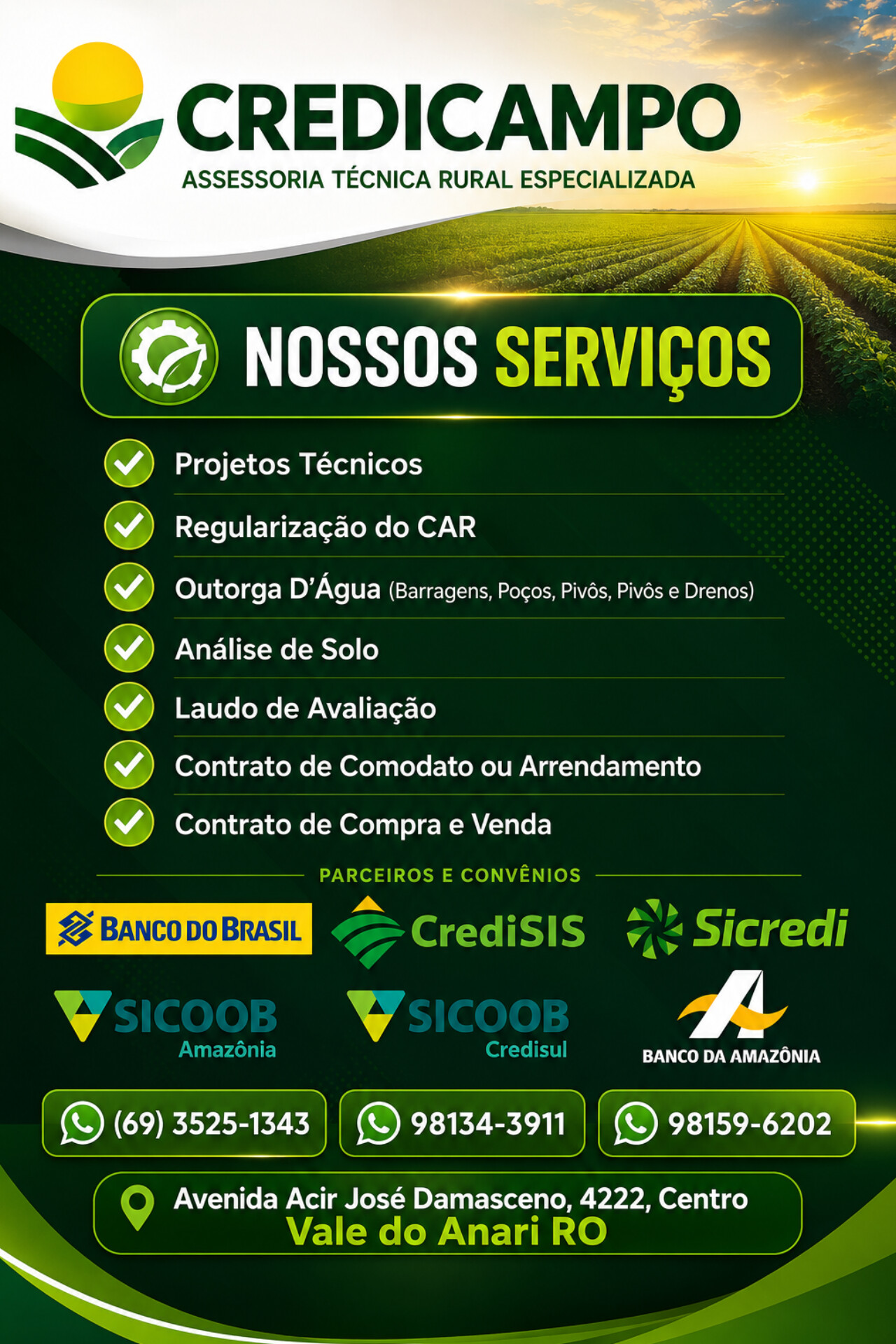 CREDICAMPO ASSESSORIA TÉCNICA RURAL
