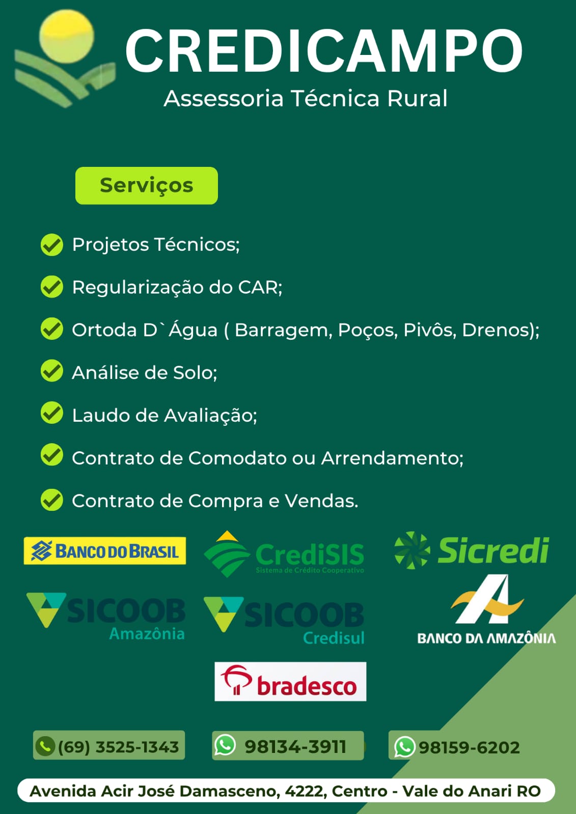CREDICAMPO ASSESSORIA TÉCNICA RURAL